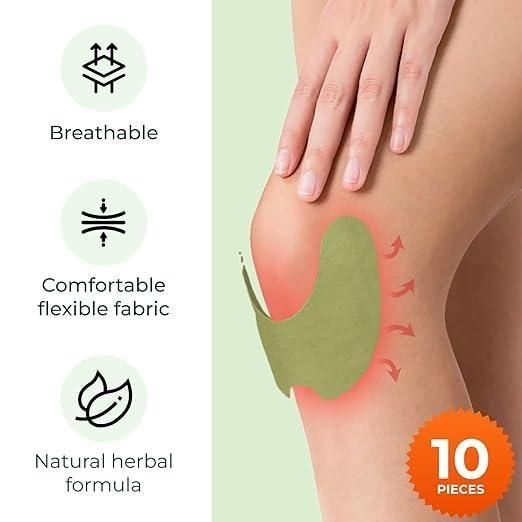 Premium Herbal Knee Pain Relief Patches 🌿 BUY 1 GET 1 FREE! FLAT Rs. 100 OFF on Pre-Paid Orders!