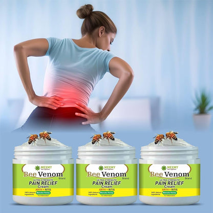 Bee Venom Joint Pain Relief Cream BUY 1 GET 2 FREE! FLAT Rs.100 OFF on Pre-Paid Orders!