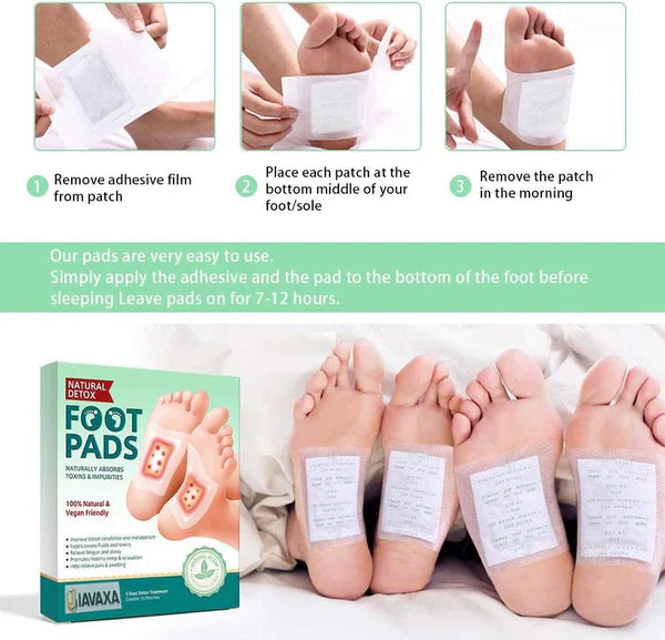 Premium Detox Foot Patches (Pack of 20) BUY 10 GET 10 FREE! FLAT Rs.150 OFF on Pre-Paid!