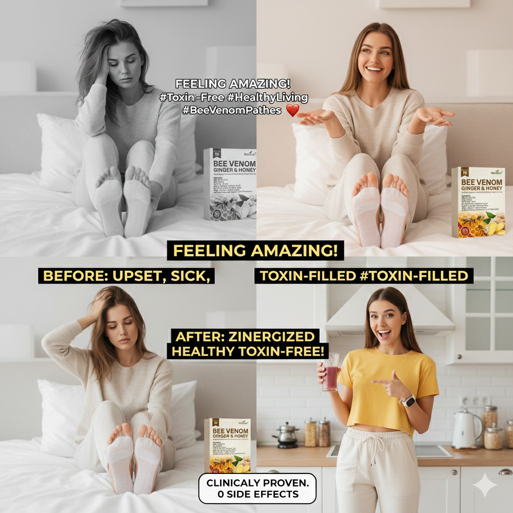 Original Bee Venom Body Detox Patch (20 Patches) BUY 1 GET 1 FREE! FLAT Rs. 100 OFF on Pre-Paid Order