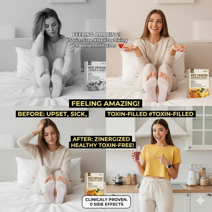 Original Bee Venom Body Detox Patch (20 Patches) BUY 1 GET 1 FREE! FLAT Rs. 100 OFF on Pre-Paid Order