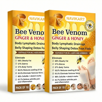 Original Bee Venom Body Detox Patch (20 Patches) BUY 1 GET 1 FREE! FLAT Rs. 100 OFF on Pre-Paid Order