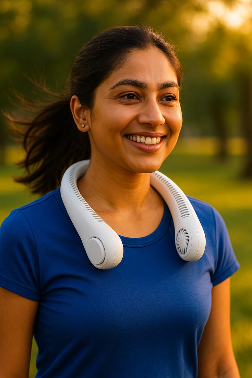 Portable Bladeless Rechargeable Neck Fan - Vistora